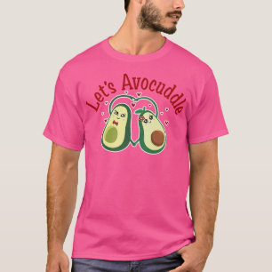 Camiseta Avocuddle, aguacate, vegetariano gracioso, ve