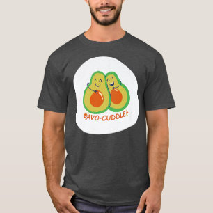 Camiseta Avocuddle Kawaii Advocado Diseño Comida Vegan Salu