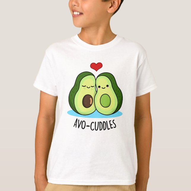 Camiseta Avocudelas Funny Aguacate Pareja Pun (Anverso)