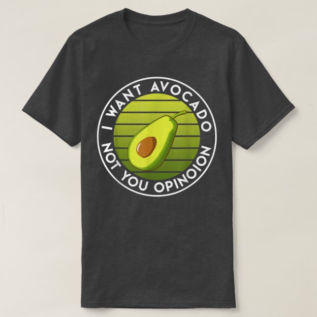 Camiseta Avodado saying guacamole  (Diseño del anverso)