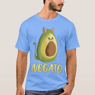 Camiseta Avogato Aguacate Cat Foodie amante T-Shirt Copy