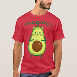 Camiseta Avogato Aguacate Cat Foodie lover