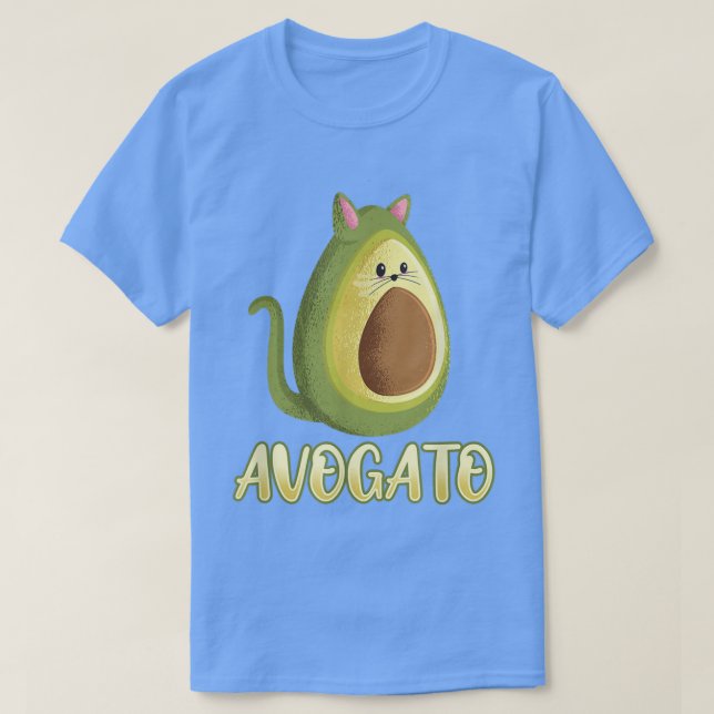 Camiseta Avogato Aguacate Cat Foodie lover T-Shirt (Diseño del anverso)