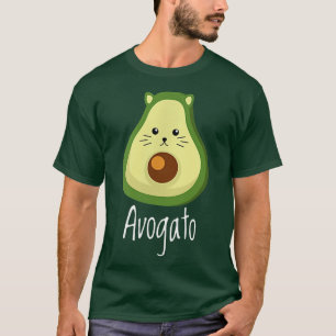 Camiseta Avogato Aguacate Cat Foodie Meican