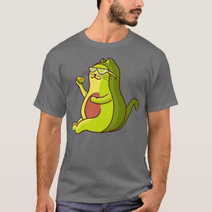 Camiseta avogato aguacate gato 1