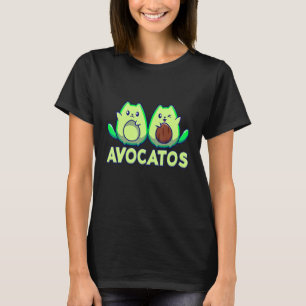 Camiseta Avogato Aguacate Gato Vegano Avocatos Guacamole Fr