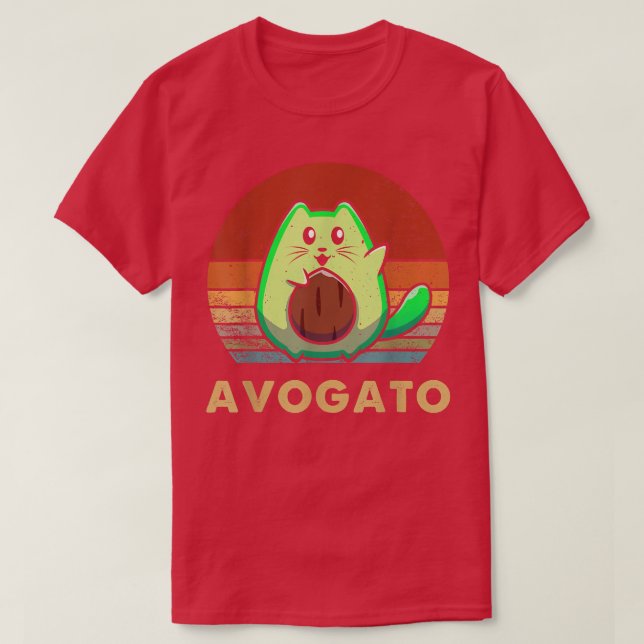 Camiseta Avogato Aguacate Gatos Funny Cinco De Mayo Pa (Diseño del anverso)