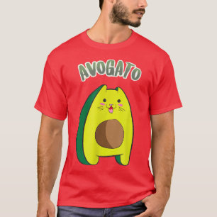 Camiseta Avogato Agudo Comida Cuida Vegan Guacomole Cute L