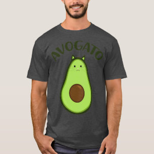 Camiseta Avogato Cute Cat Aguacate Classic TShirt