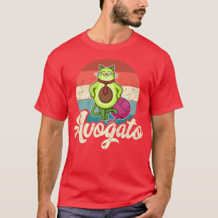 Camiseta Avogato de mujeres hombres, aguacate de gato, dive