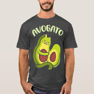 Camiseta Avogato Funny Cat Aguacate Cute Dolor De Gato