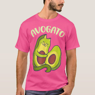 Camiseta Avogato Funny Cat Aguacate Cute Dolor De Gato