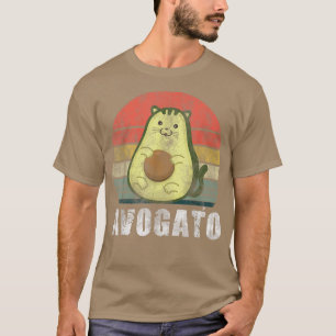 Camiseta Avogato Retro Gato Aguacate Cinco De Mayo