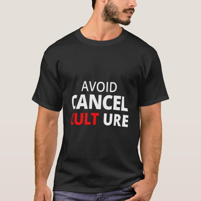 Camiseta Avoid Cancel Culture (Anverso)