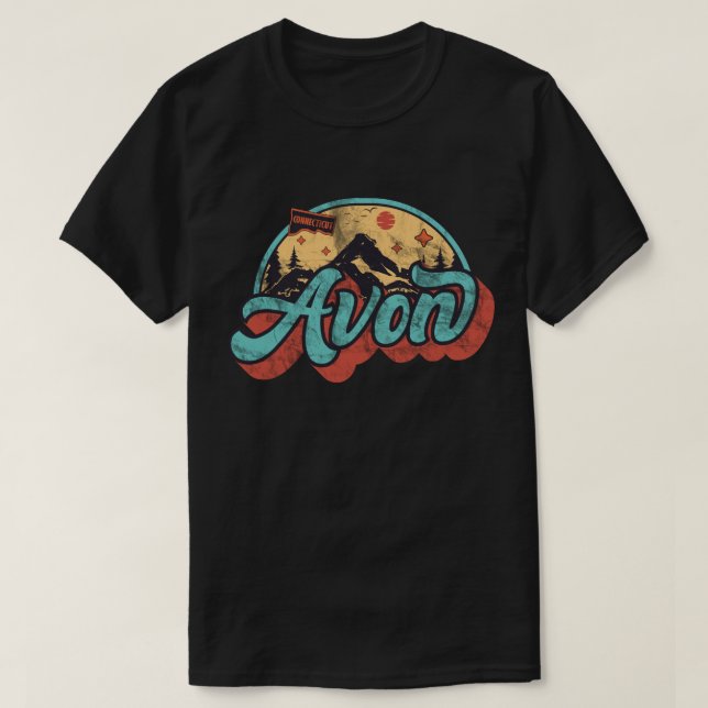 Camiseta Avon, Connecticut (Diseño del anverso)
