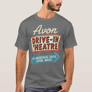Camiseta Avon Drive-In Theatre Retro Massachusetts Drive-In