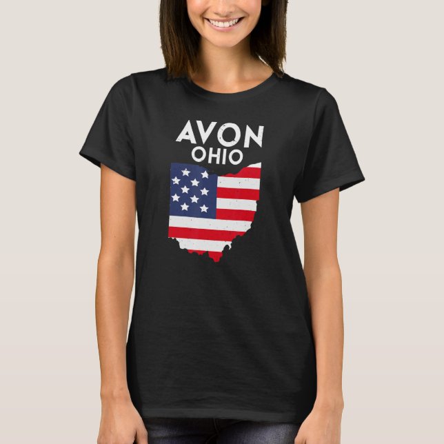 Camiseta Avon Ohio EE.UU. EE.UU. EE.UU. Viajes en Ohio (Anverso)