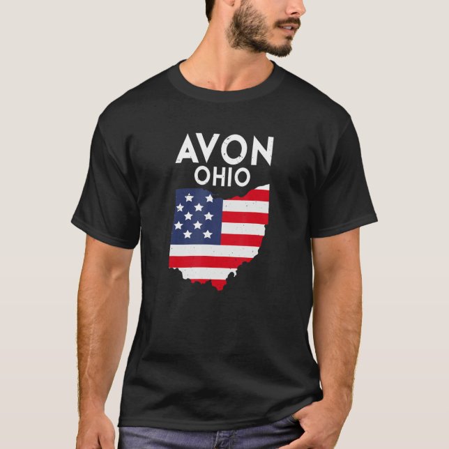 Camiseta Avon Ohio EE.UU. EE.UU. EE.UU. Viajes en Ohio (Anverso)