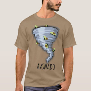 Camiseta Avonado Tornado Funny Aguacate Twister