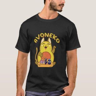 Camiseta Avoneko, Amantes de la Comida Vegana Japonesa  Sus