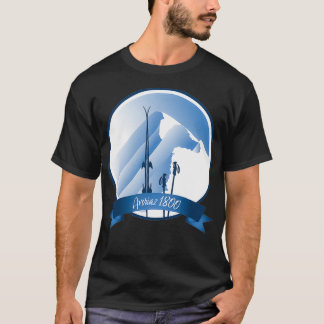 Camiseta Avoriaz 1800 Alpes diseño de telesillas