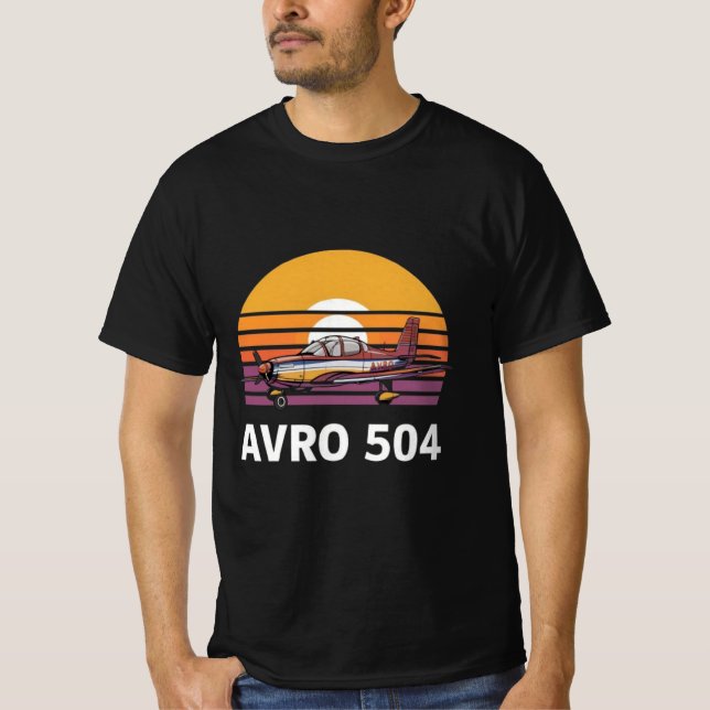 Camiseta Avro 504 (Anverso)