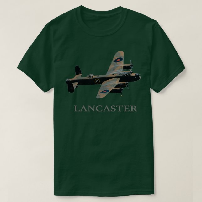 CAMISETA AVRO LANCASTER DE RAF WW2 BOMBER PLANES T 1 (Diseño del anverso)