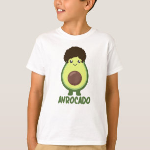 Camiseta Avrocado Juego de Palabras de Palabra Comida diver