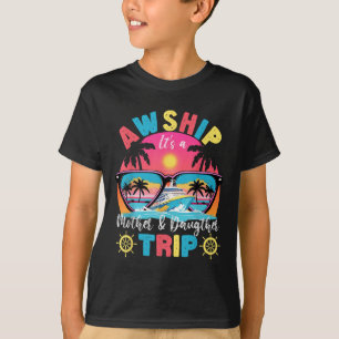 Camiseta Aw Barco Su Madre &amp; Daughter Trip Retro Summe