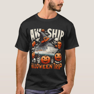 Camiseta Aw Ship Halloween Trip Happy Halloween Spooky