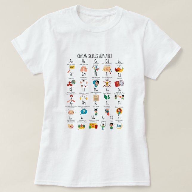Camiseta Awa, Consejero de Salud Mental de la Facultad de E (Diseño del anverso)