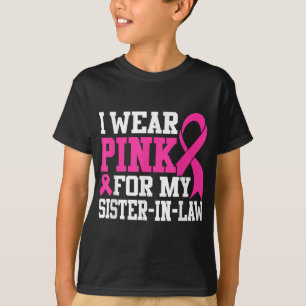 Camiseta Awa, uso rosado para mi cuñada con cáncer de mama