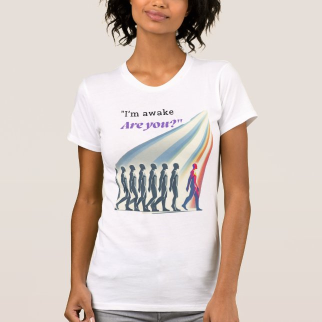 Camiseta Awaken and Break the Pattern – “Are You?” Art (Anverso)