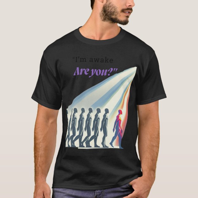 Camiseta Awaken and Break the Pattern – “Are You?” Art (Anverso)