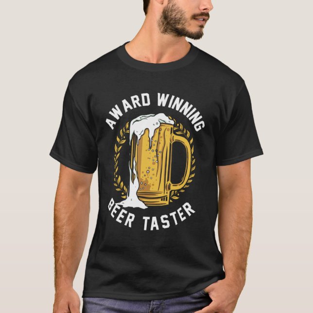 Camiseta Award Winning Beer Taster (Anverso)