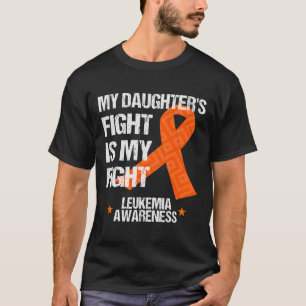 Camiseta Awareness Daughter Fight Naranja Ribbon Gift
