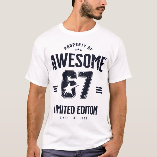 Camiseta Awesome 67 Limited Edition Stamp (Anverso)