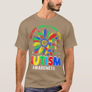 Camiseta Awesome Accept Comprender Amor Autism Awareness Su