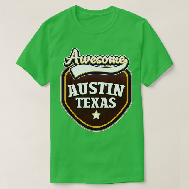 Camiseta Awesome Austin Texas (Diseño del anverso)