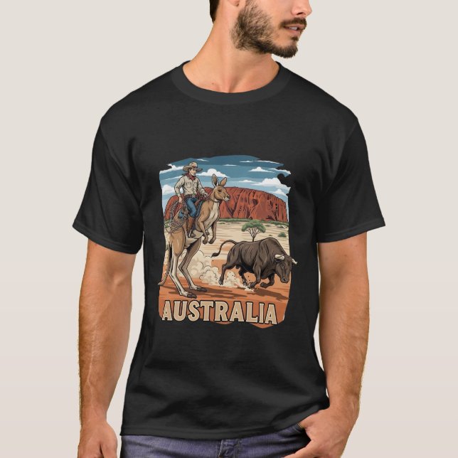 Camiseta Awesome Australia design (Anverso)