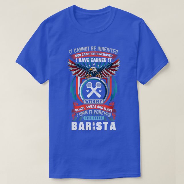 Camiseta Awesome Barista Hoodie (Diseño del anverso)