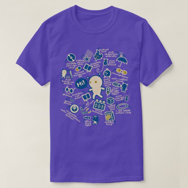 CAMISETA AWESOME BIBIS GADGETS  (Diseño del anverso)