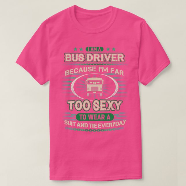 Camiseta Awesome Bus Driver Hoodie (Diseño del anverso)