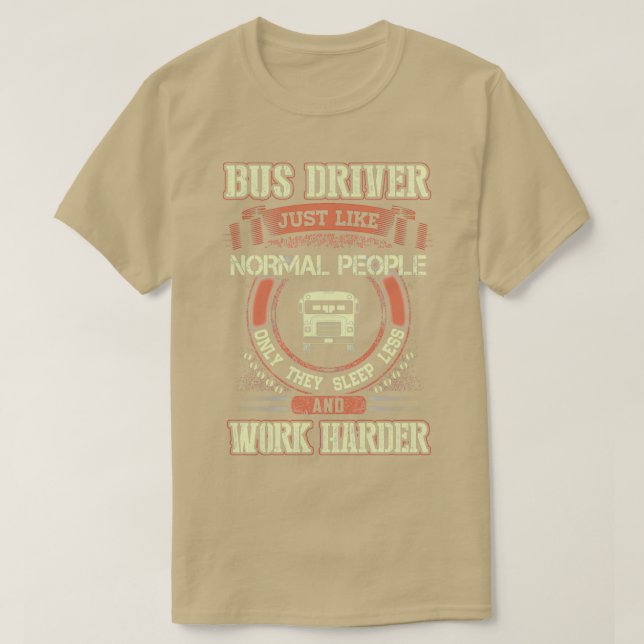 Camiseta Awesome Bus Driver Hoodie 2 (Diseño del anverso)