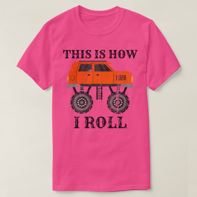 Camiseta Awesome Car Truckers Cool Monster Truck This Is Ho (Diseño del anverso)