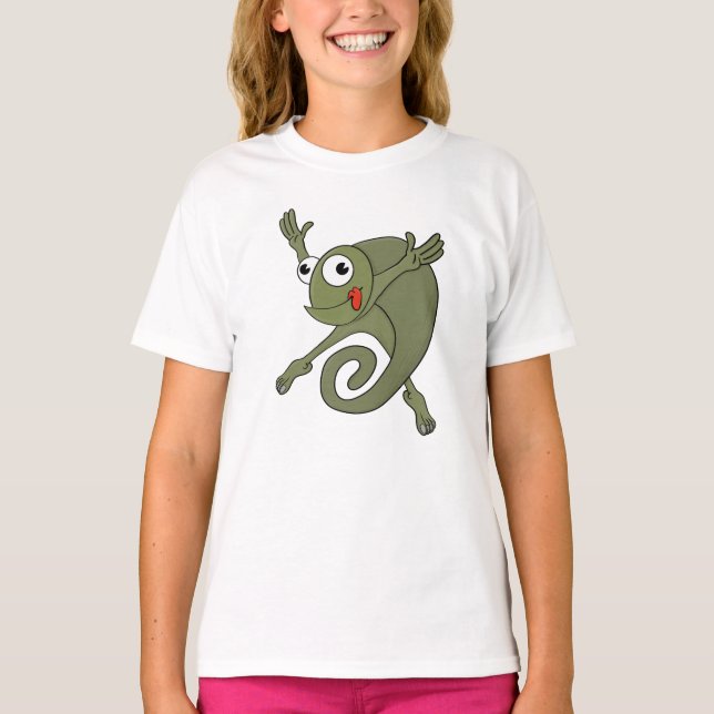 Camiseta Awesome Chameleon (Anverso)