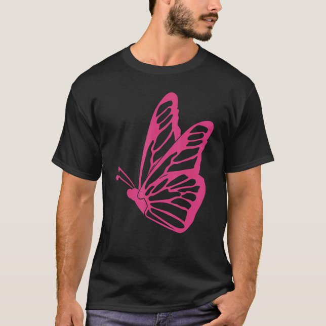 Camiseta Awesome Cute Tee Butterfly Grunge Fairycore Gótico (Anverso)