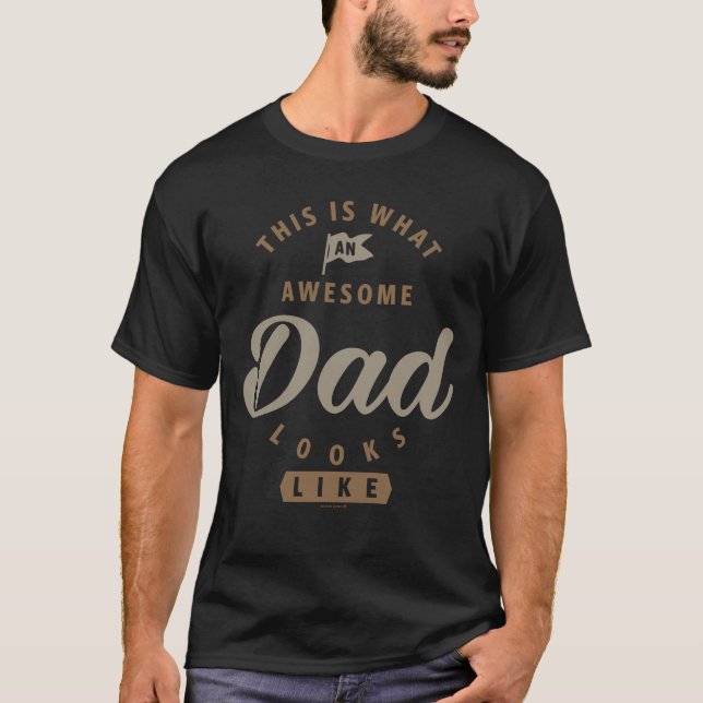 Camiseta Awesome Dad (Anverso)