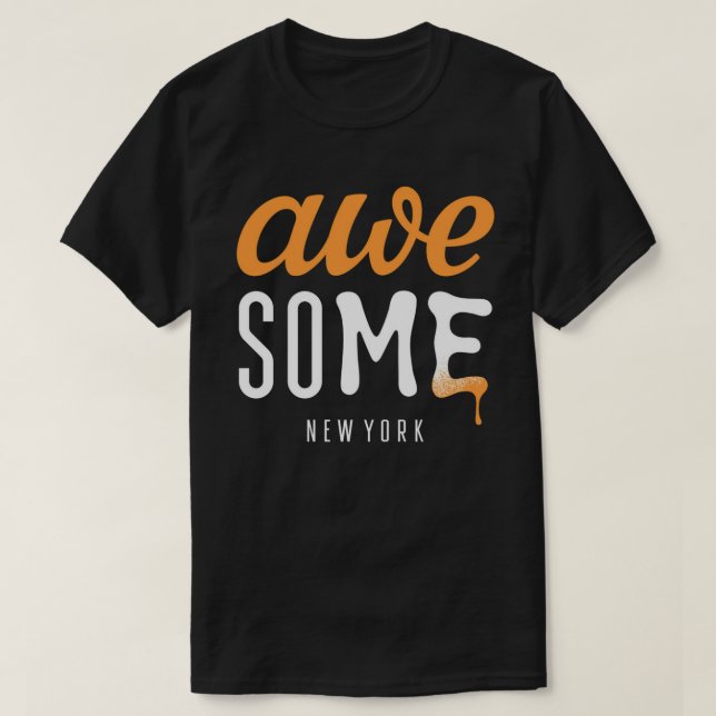 Camiseta Awesome de Nueva York (Diseño del anverso)
