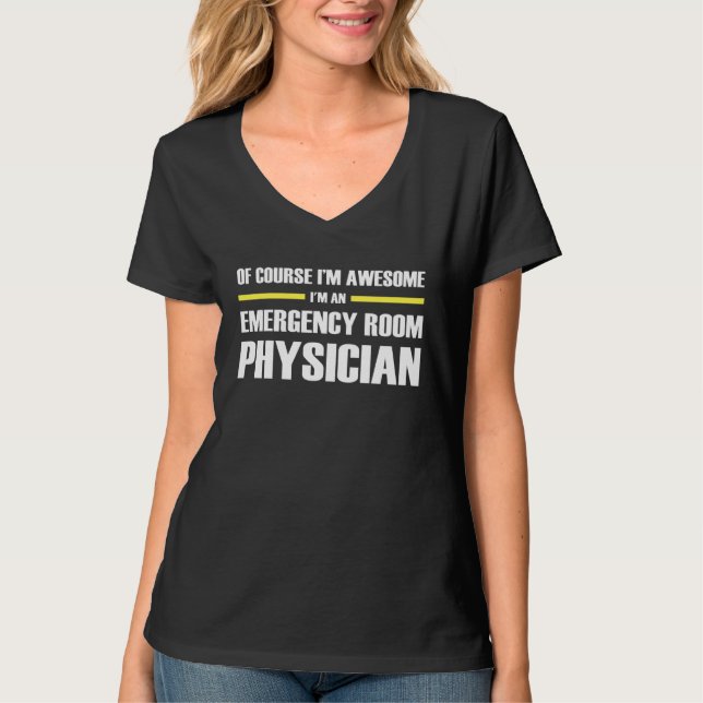 Camiseta Awesome Emergency Room Physician (Anverso)